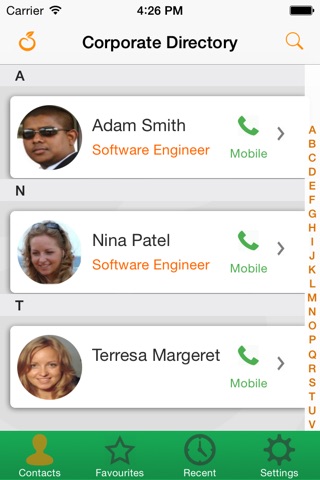 OrangeHRM Enterprise Corporate Directory screenshot 2