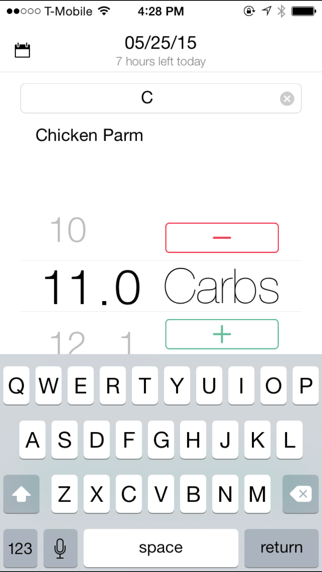 Carb Counter - for Low Carb Diets Screenshot