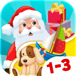 Santas Workshop Christmas games free for kids app icon