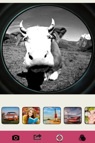 Fisheye Camera - Photo Editor, big lens For Mixing Filters, Textures and Light Colors screenshot 4