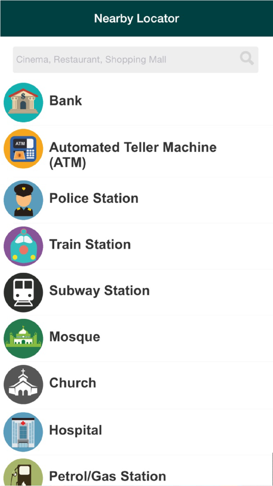 #1. Nearby Locator - Place Finder (iOS) 由: AppAsia Tech Sdn. Bhd.
