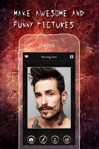 Piercing & Tattoo Booth Pro - Add Virtual Piercings & Tattoos to make body art inked or pierced screenshot 2