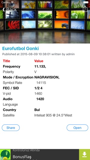 Bulgaria TV Channels Sat Info(圖1)-速報App