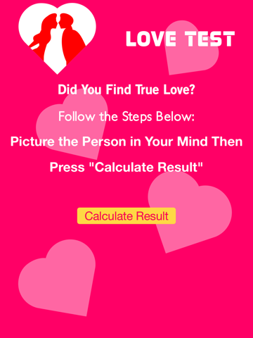 Love Test - Calculate Your Love Score Prank iPad screenshot