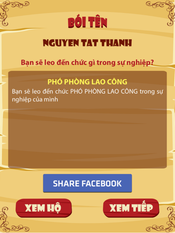 Screenshot #5 pour Boi ten - Boi tinh yeu - Bói tên - Bói tình yêu
