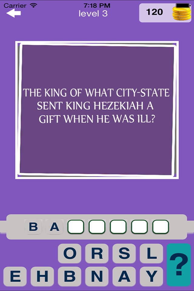 Bible Trivia Quiz : Christian Holy Bible Quiz Game screenshot 2