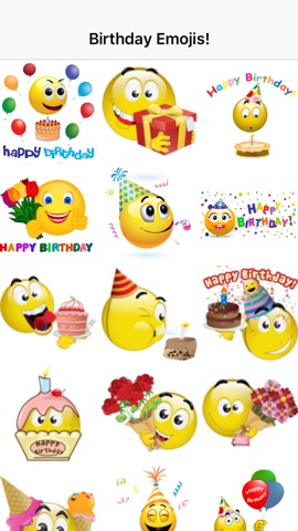 Birthday Emojisのおすすめ画像2