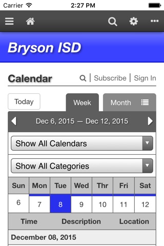 Bryson ISD screenshot 2