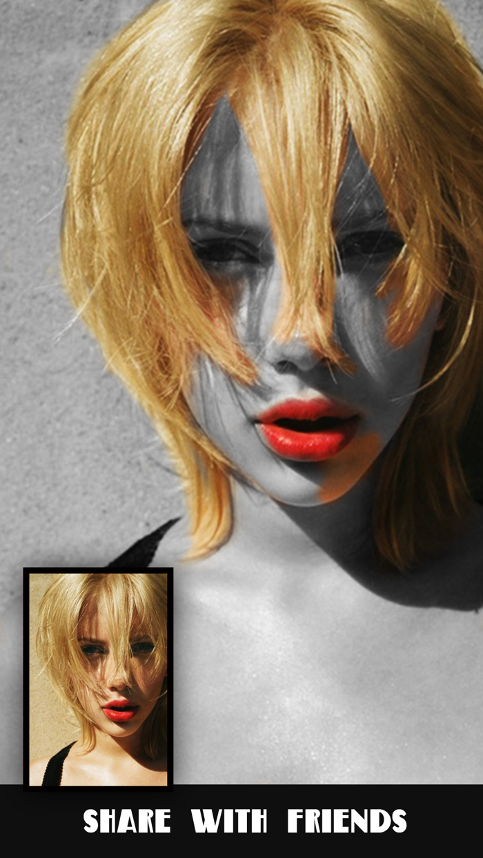 Pic Color Effects - Photo Splash Modifier Black and White Selective Grayscale plus Recolor FX