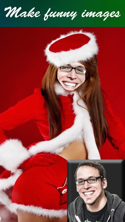 Christmas Face Maker  - Make Yourself into Santa Claus