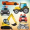 Vehicles and Cars for Toddlers and Kids : play with trucks, tractors and toy cars !