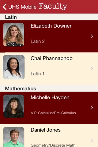 UHS App screenshot 2