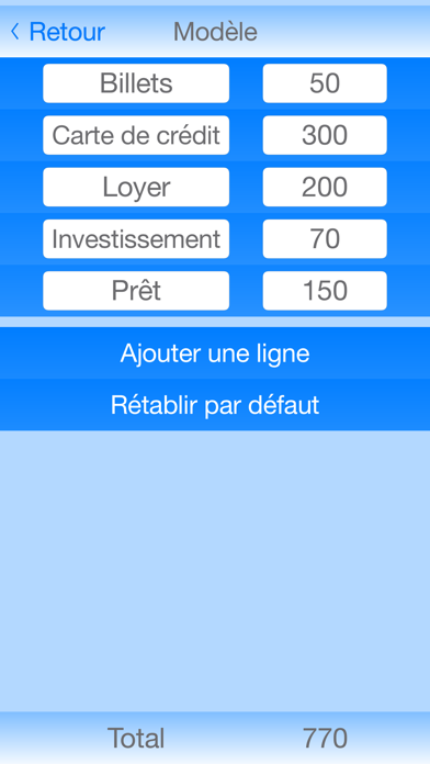 Screenshot #3 pour Les Dépenses
