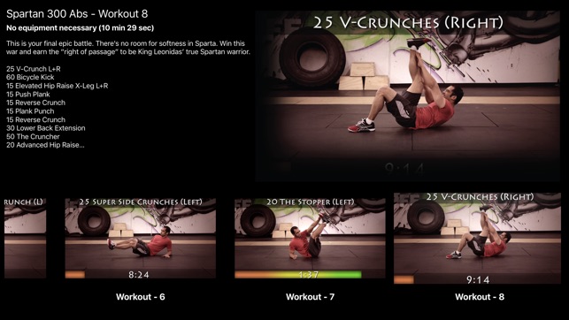 Spartan 300 Abs Workout(圖2)-速報App