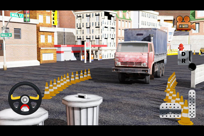 Camión de basura 3D Parking Simulador - Basura Camión contenedor Steer juego de conducción
