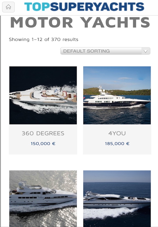 Yacht Charter Search Engine screenshot 2