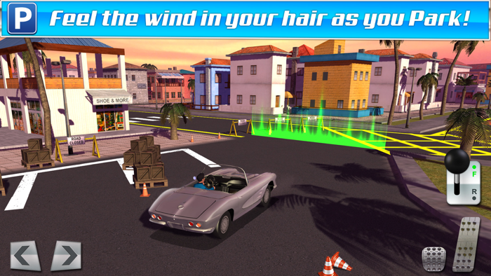 Classic Sports Car Parking Game Real Driving Test Run Racing