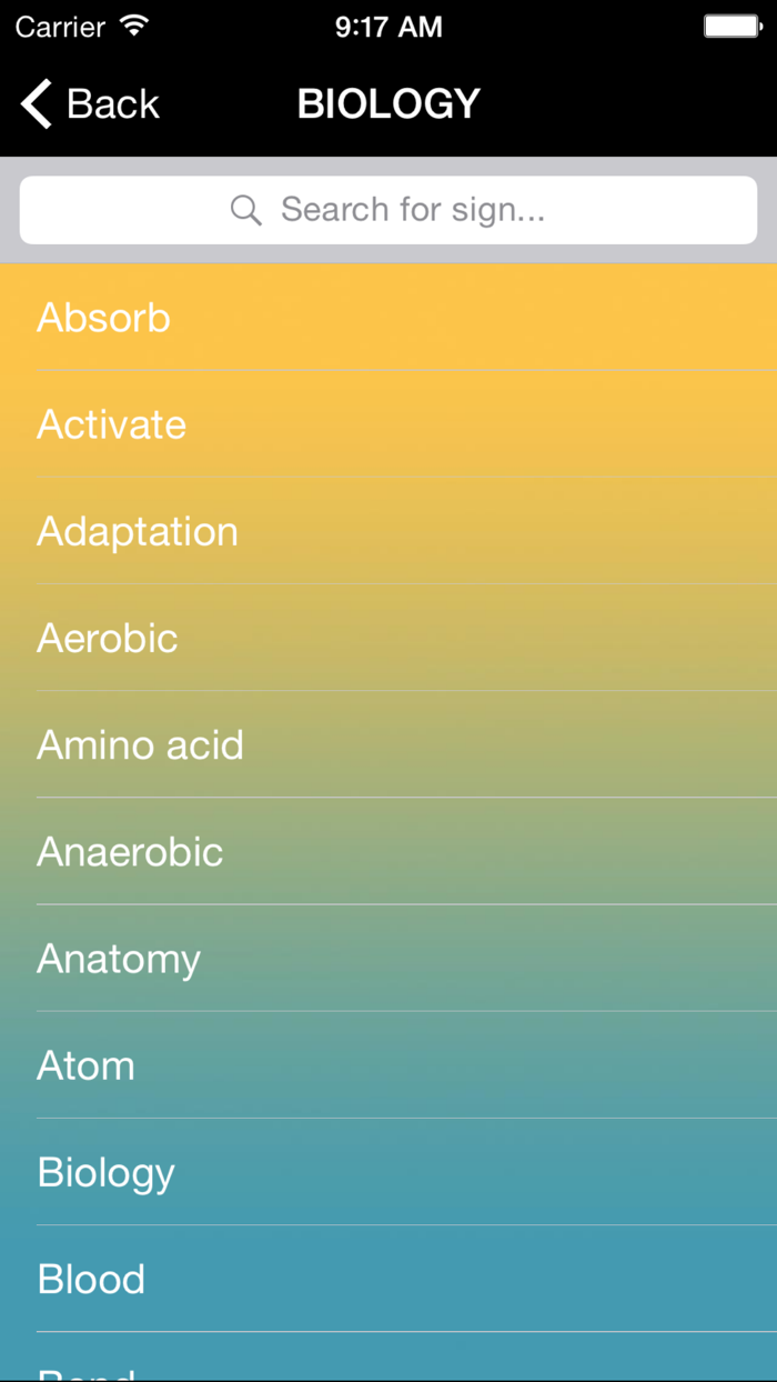 Sign Language for the Classroom ASL library