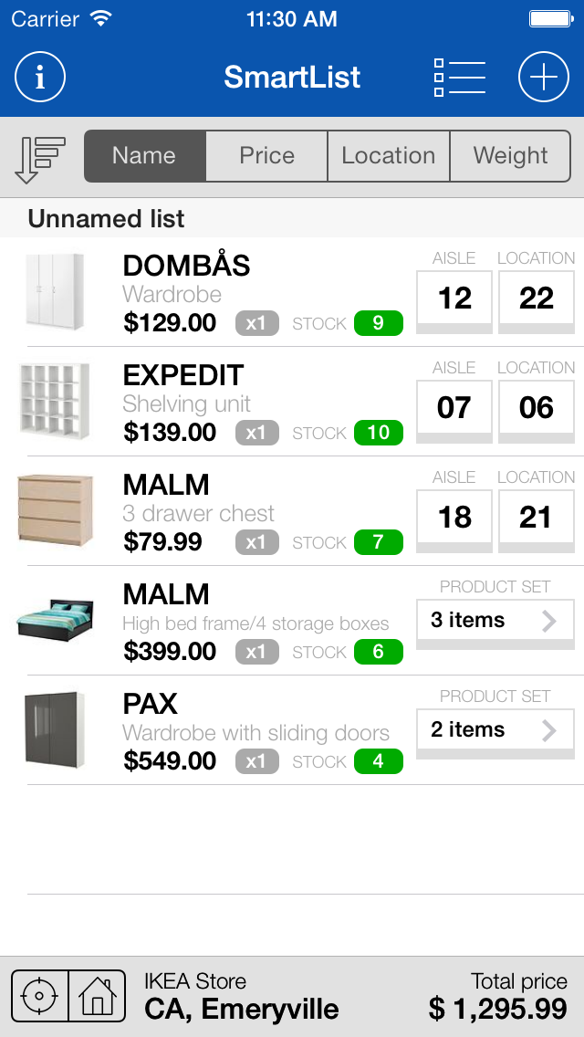 IKEA SmartList Pro Screenshot 1