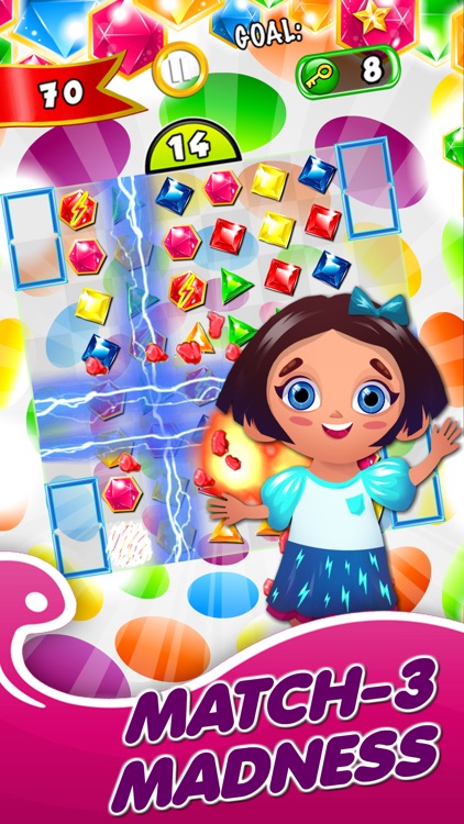 Family Jewel's - diamond match-3 game and kids digger mania hd free