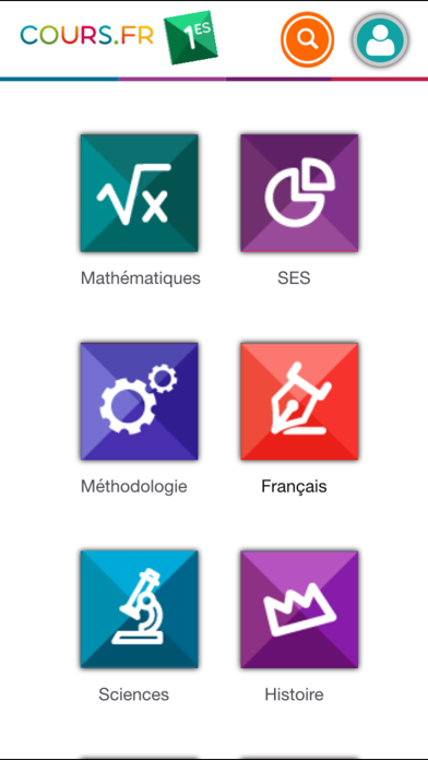 How to cancel & delete Cours.fr 1ES from iphone & ipad 1