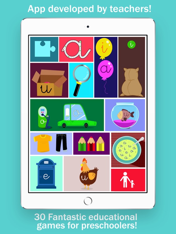 Learn to read and write the vowels - Preschool 2+ screenshot-0