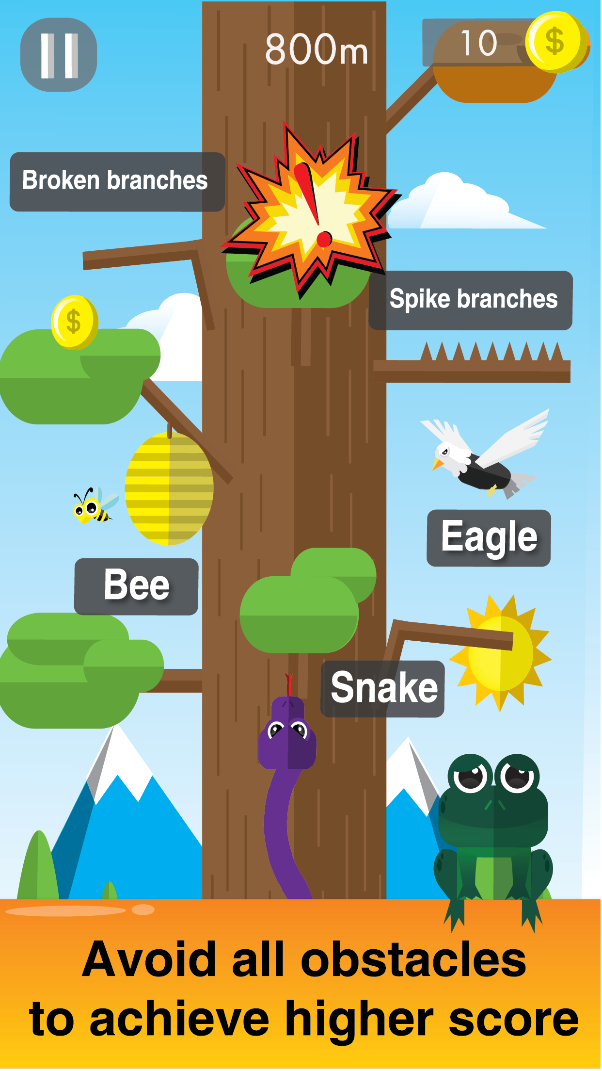 Crazy Frog Jump Tap Escape screenshot 4