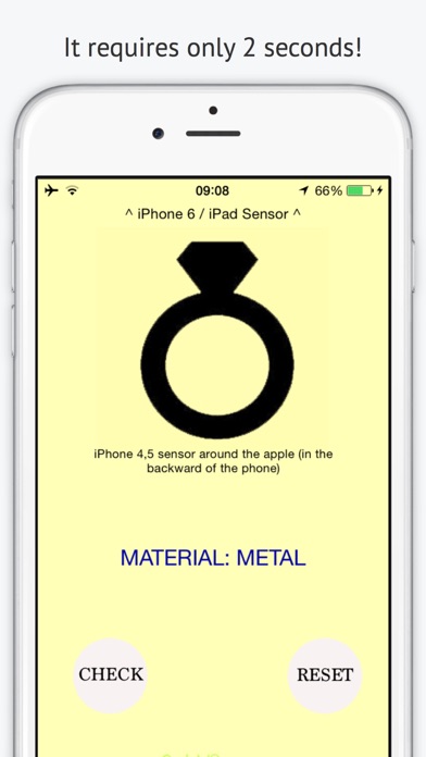 Goldmeter - real gold detector Screenshot