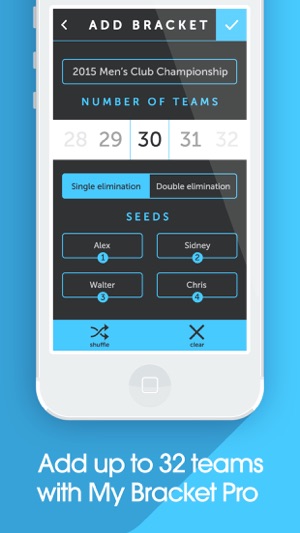 My Bracket Pro トーナメントの作成と管理 をapp Storeで