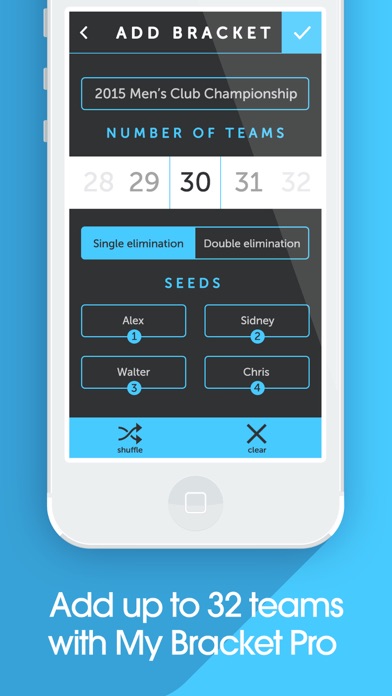 My Bracket Pro－トーナメント... screenshot1