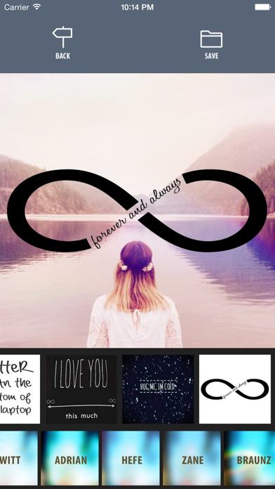 Screenshot #1 pour Feels Lite - Make the perfect picture to show how you feel