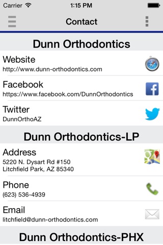 Dunn Orthodontics screenshot 2