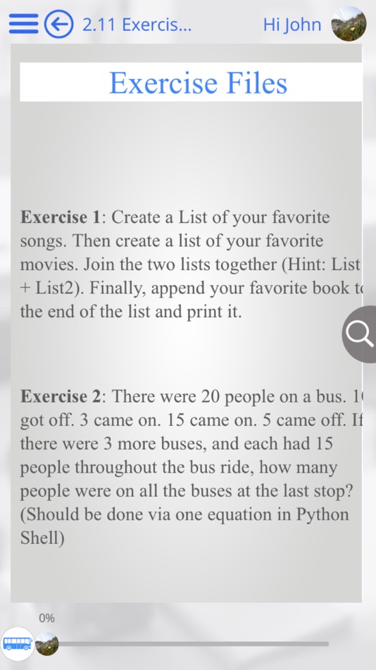#5. Introduction to Python Programming by GoLearningBus (iOS) بواسطة: Quizmine.Com