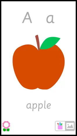 Game screenshot A for Apple (Alphabets Flashcards for Preschool Kids) apk