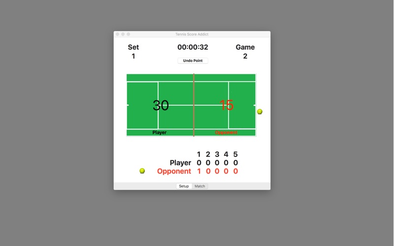 Screenshot #1 pour Tennis Score Addict