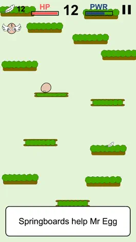 Game screenshot Mr Egg jumps up and down in an endless way to his home apk