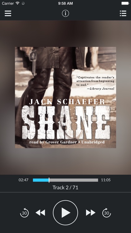Shane (by Jack Schaefer) (UNABRIDGED AUDIOBOOK)
