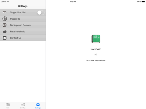 Noteholic iPad screenshot 4 - Productivity app