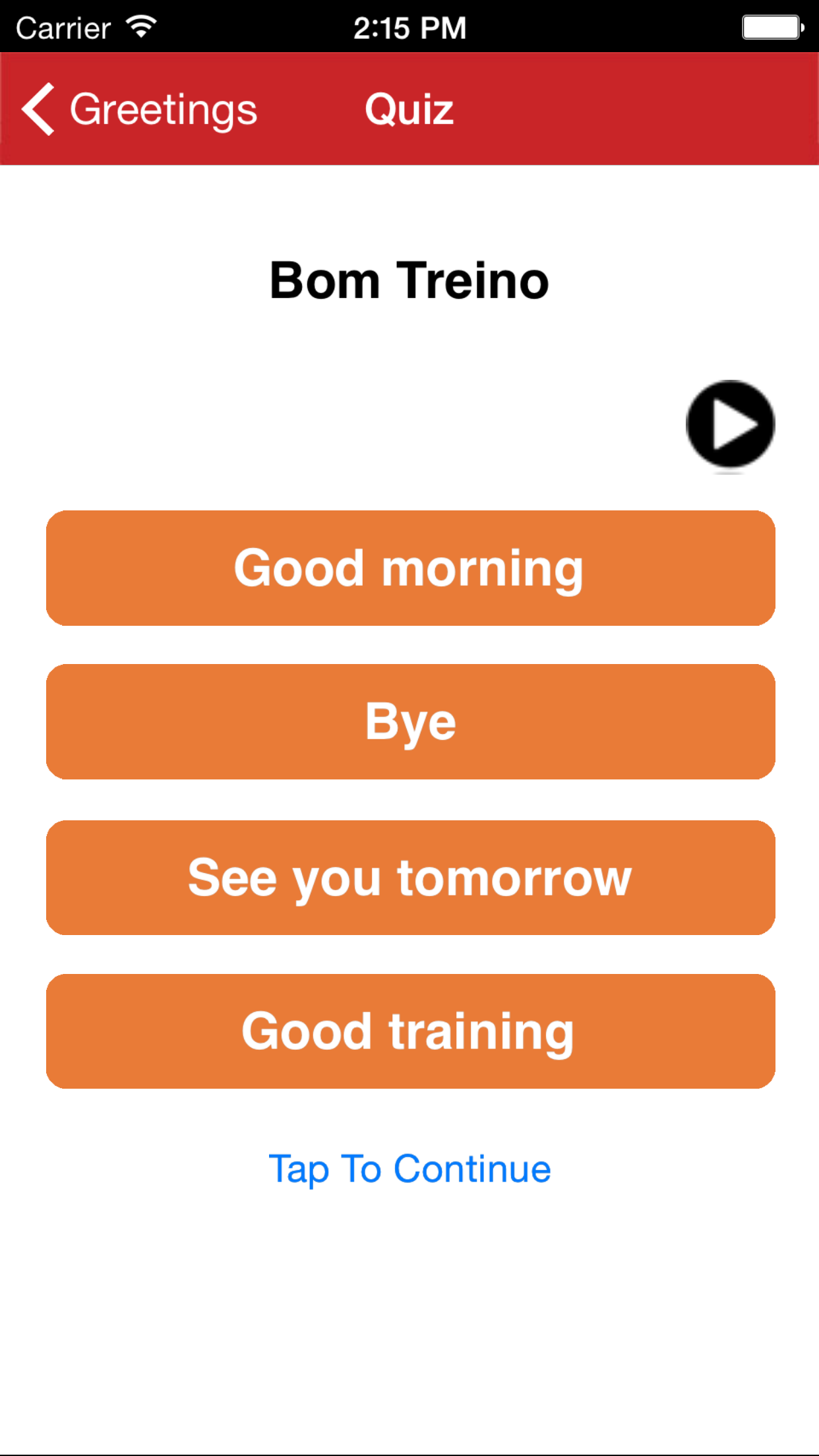 Portuguese for Jiu Jitsu screenshot 5