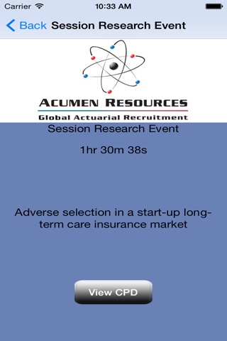 Acumen Resources screenshot 2