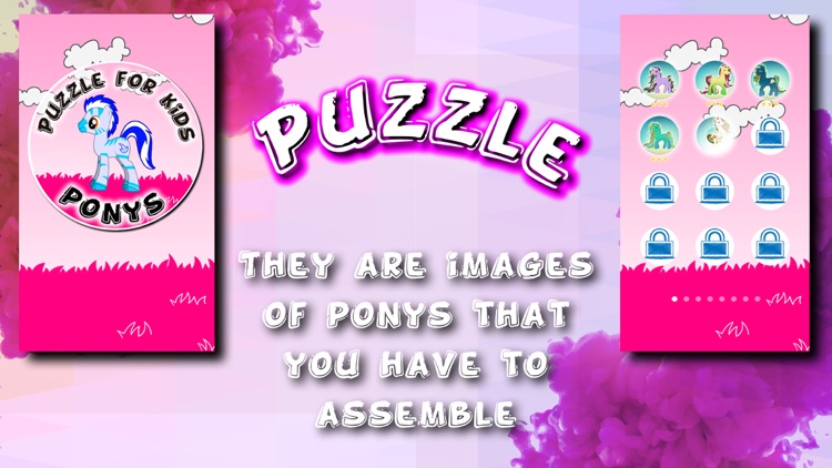Pony Puzzles Slide