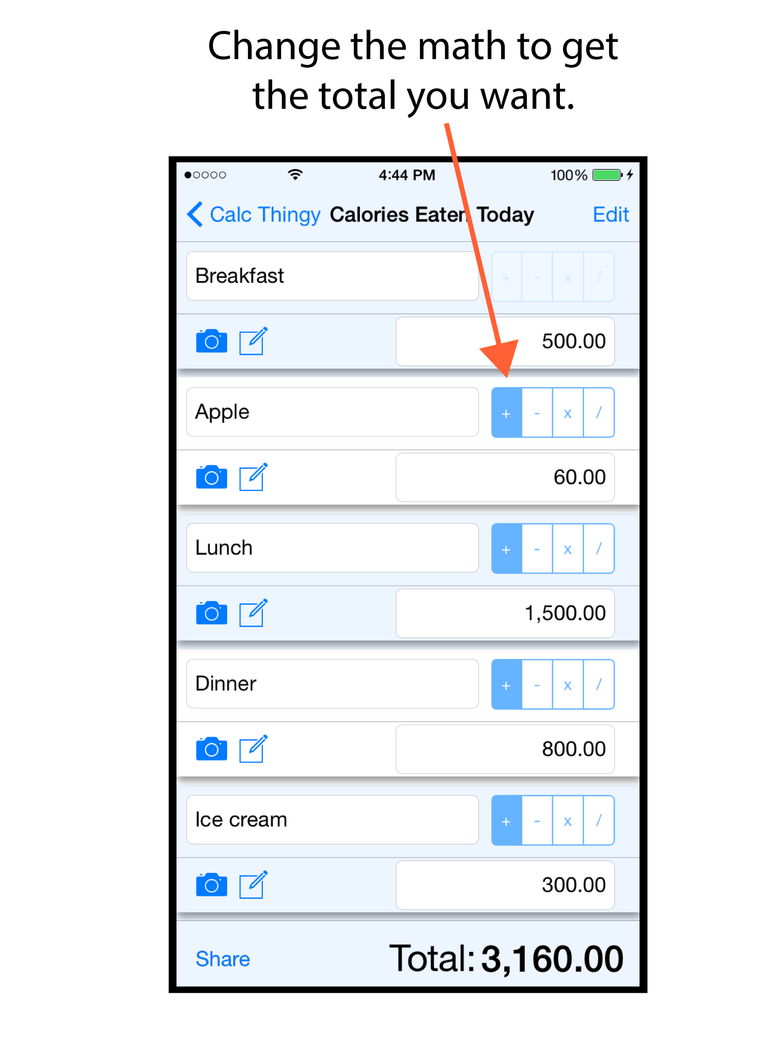 Calc Thingy - Calculate your lists screenshot 11