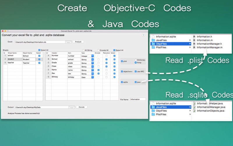 Screenshot #2 pour DataConvertor for Excel Lite