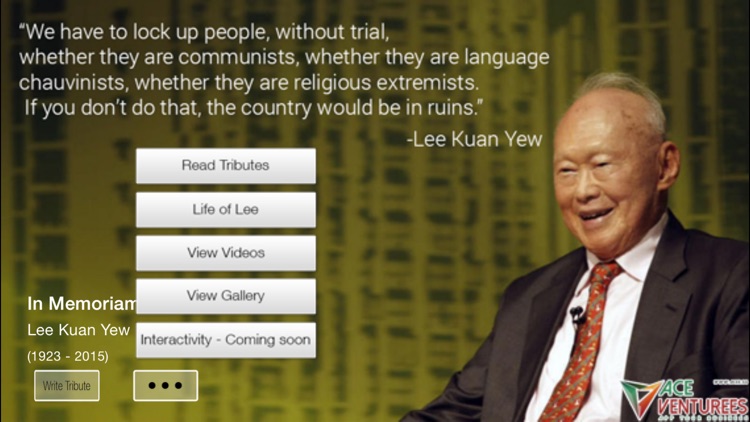 In Memoriam of Lee Kuan Yew