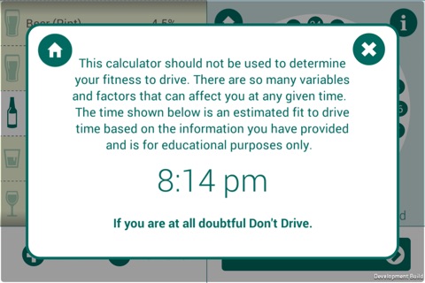 Drink Drive Calculator screenshot 4