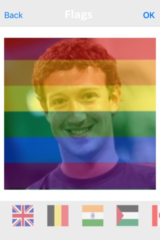 Picture Flag - Change Your Profile Picture To Your Country Flag or rainbow photo filter screenshot 2