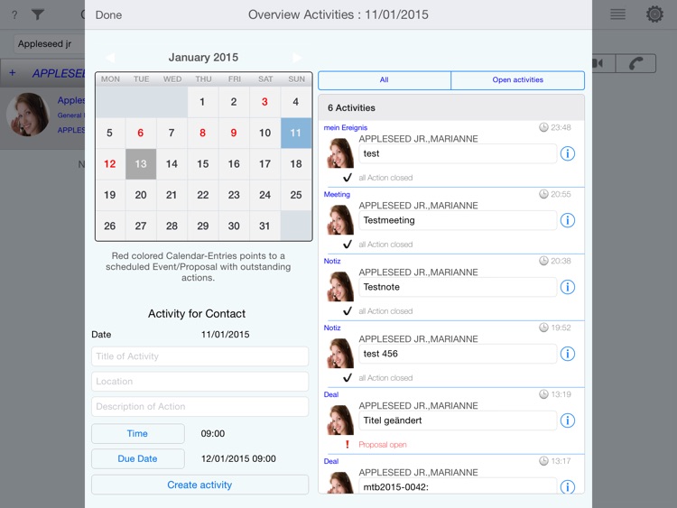 CRM Business Notes - Contacts,Notes,Deals and Meetings for mobile Customer Management
