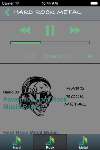 Hard Rock Metal Radios screenshot 3