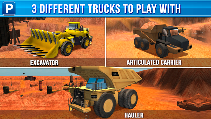 Mining Trucker Parking Simulator - ArabaYarış OyunlarıÜcretsiz