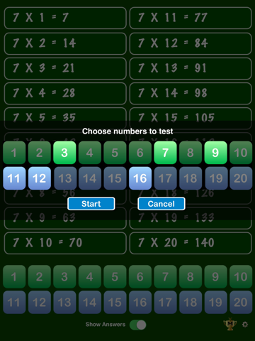 Screenshot #6 pour Math App - Times Table